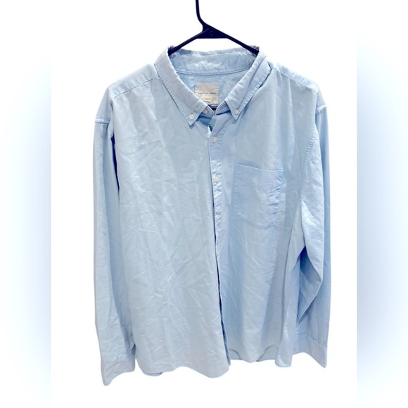 American Eagle Outfitters Blue Casual Button Down Shirt Size XL - Picture 1 of 3